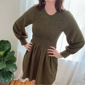 Wray NYC textured babydoll dress